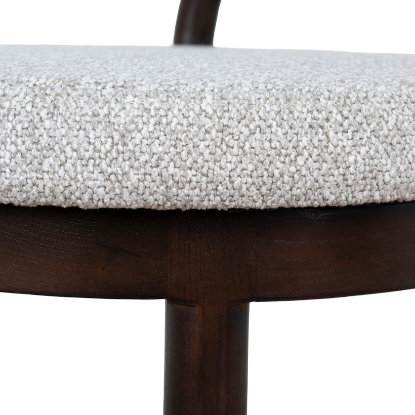 CBS12108-LJ 66cm Brown Bar Stool - Clay Grey