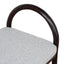 CBS12108-LJ 66cm Brown Bar Stool - Clay Grey