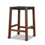 CBS12258-OW 65cm Rattan Bar Stool - Walnut