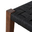 CBS12258-OW 65cm Rattan Bar Stool - Walnut