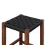 CBS12258-OW 65cm Rattan Bar Stool - Walnut