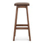 CBS12259-OW 67cm Walnut Bar Stool - Mocha Brown