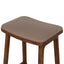 CBS12259-OW 67cm Walnut Bar Stool - Mocha Brown