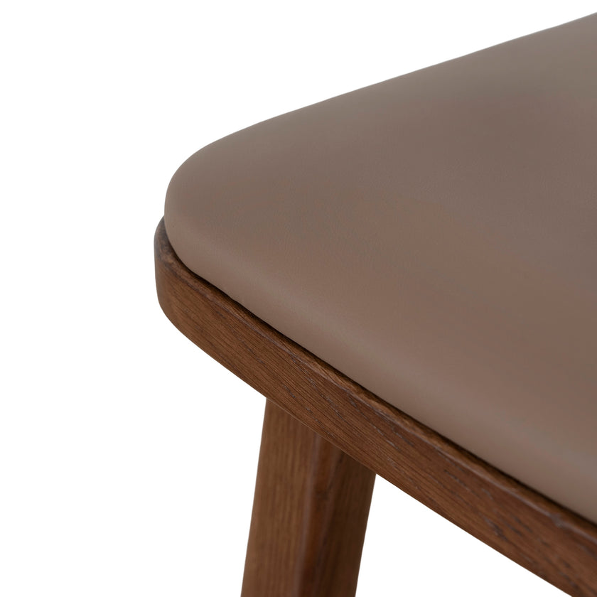 CBS12259-OW 67cm Walnut Bar Stool - Mocha Brown