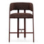 CBS12458-CI Red Barstool - Moss Brown (Set of 2)
