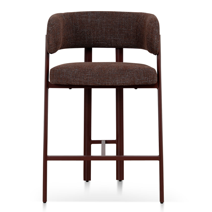CBS12458-CI Red Barstool - Moss Brown (Set of 2)