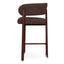 CBS12458-CI Red Barstool - Moss Brown (Set of 2)