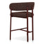 CBS12458-CI Red Barstool - Moss Brown (Set of 2)