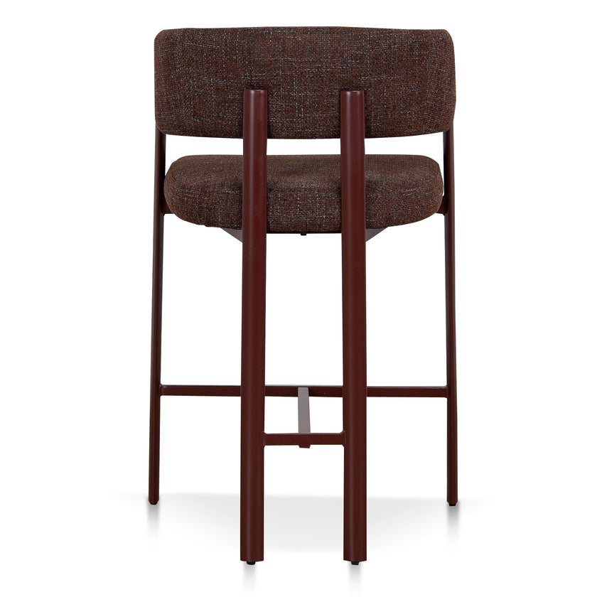 CBS12458-CI Red Barstool - Moss Brown (Set of 2)
