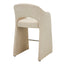 CBS12681-MR 65cm Fabric Bar Stool - Cobble Beige (Set of 2)