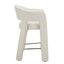 CBS12687-MR 66cm Fabric Bar Stool - Verona Ivory (Set of 2)