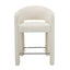 CBS12687-MR 66cm Fabric Bar Stool - Verona Ivory (Set of 2)