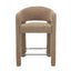 CBS12688-MR 66cm Fabric Bar Stool - Verona Light Tan (Set of 2)