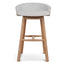 CBS12733-DR 65cm Natural Bar Stool - Verona Ivory