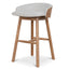 CBS12733-DR 65cm Natural Bar Stool - Verona Ivory