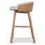 CBS12733-DR 65cm Natural Bar Stool - Verona Ivory