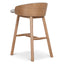 CBS12733-DR 65cm Natural Bar Stool - Verona Ivory