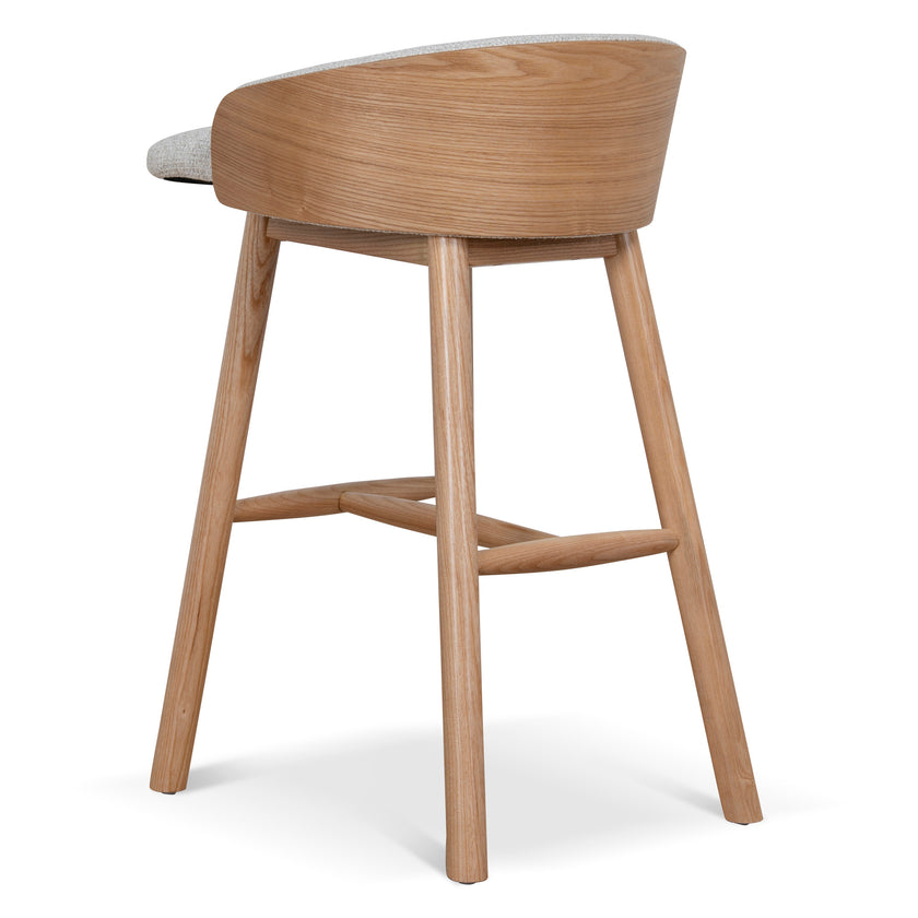 CBS12733-DR 65cm Natural Bar Stool - Verona Ivory