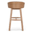CBS12733-DR 65cm Natural Bar Stool - Verona Ivory