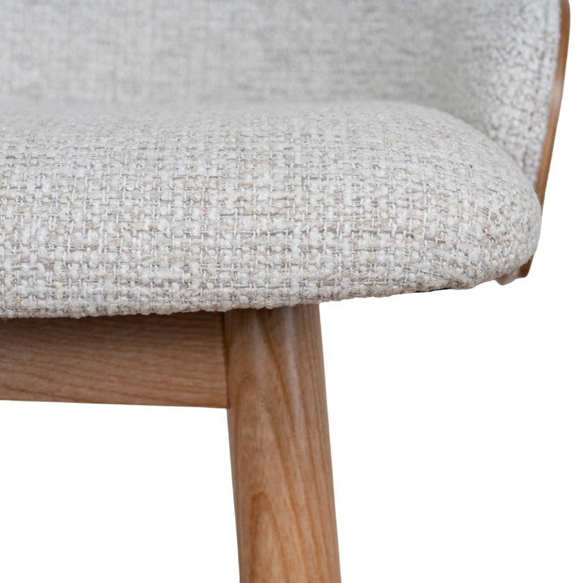 CBS12733-DR 65cm Natural Bar Stool - Verona Ivory