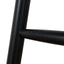 CBS12734-DR 65cm Black Bar Stool - Verona Ivory