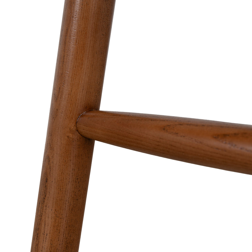 CBS12735-DR 65cm Walnut Bar Stool - Verona Ivory