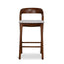 CBS12741-NX 65cm Walnut Bar Stool - Naxos Beige