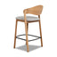 CBS12769-SD 65cm Natural Barstool - Drift Grey (Set of 2)