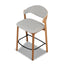 CBS12769-SD 65cm Natural Barstool - Drift Grey (Set of 2)