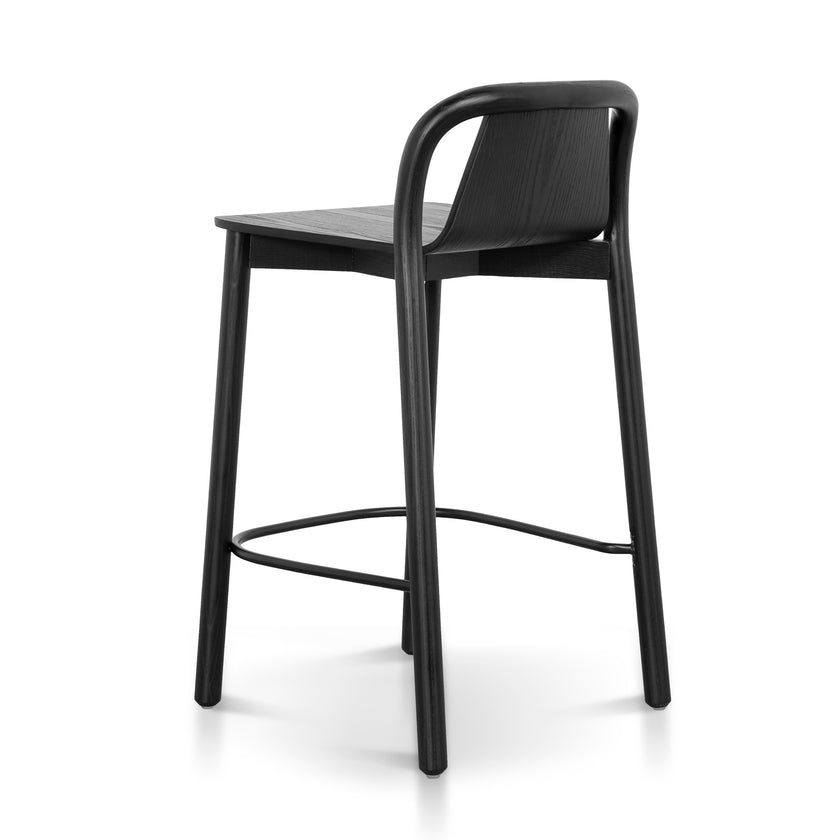 CBS12772-SD 65cm Barstool - Full Black (Set of 2)
