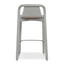 CBS12773-SD 65cm Barstool - Light Grey (Set of 2)