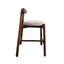 CBS12786-HN 65cm Distressed Walnut Barstool - California Taupe (Set of 2)