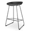 CBS2006-SD 65cm Bar Stool - Black Seat With Black Frame