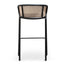 Ex Display - CBS6766-SD 75cm Fabric Bar Stool - Black Legs