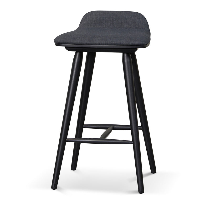 CBS2942-NH 65cm Wooden Seat Bar Stool - Black