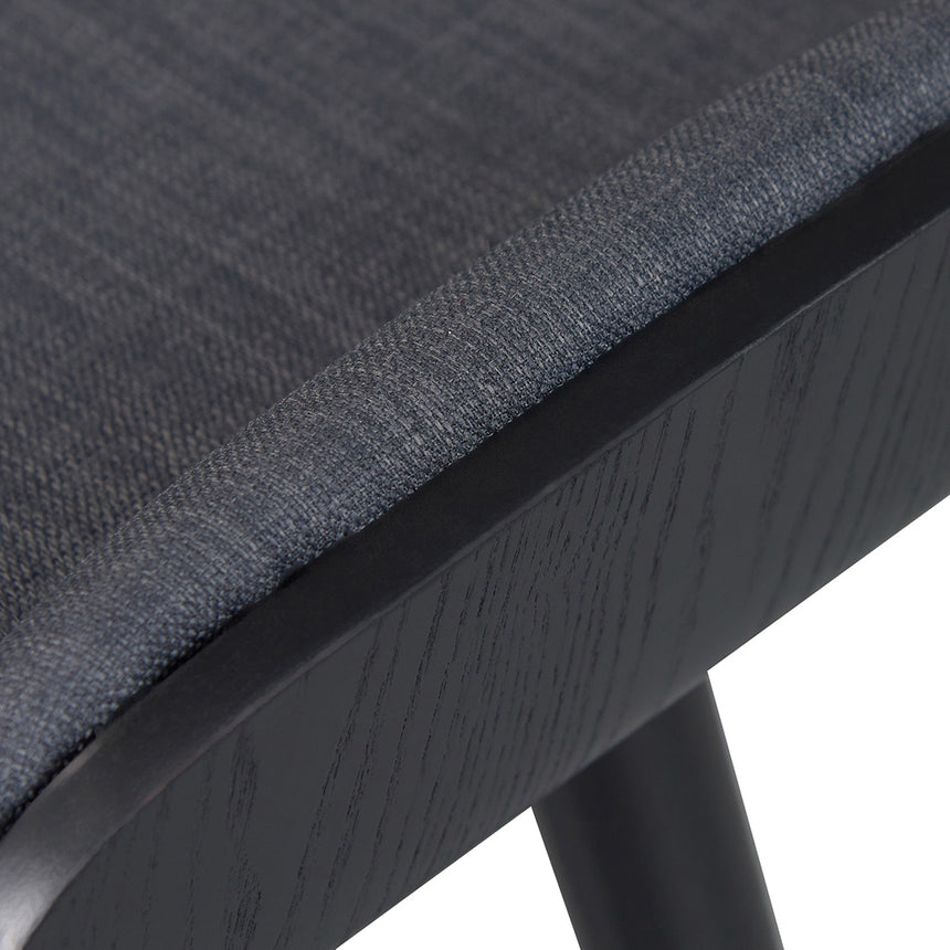 CBS6856-DR 65cm Wooden Bar Stool - Charcoal Black
