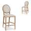 CBS8009-LJ 65cm Bar Stool - Light Beige (Set of 2)