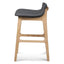 Ex Display - CBS8152-SD 65cm Grey Bar Stool - Natural Legs