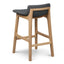 CBS8152-SD 65cm Grey Bar Stool - Natural Legs