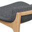 CBS8152-SD 65cm Grey Bar Stool - Natural Legs