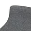 Ex Display - CBS8152-SD 65cm Grey Bar Stool - Natural Legs