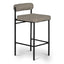 CBS8169-FH 65cm Fabric Bar Stool - Spec Smoke Grey (Set of 2)