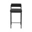 CBS8170-FH 65cm Bar Stool - Black Boucle (Set of 2)