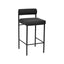 CBS8170-FH 65cm Bar Stool - Black Boucle (Set of 2)