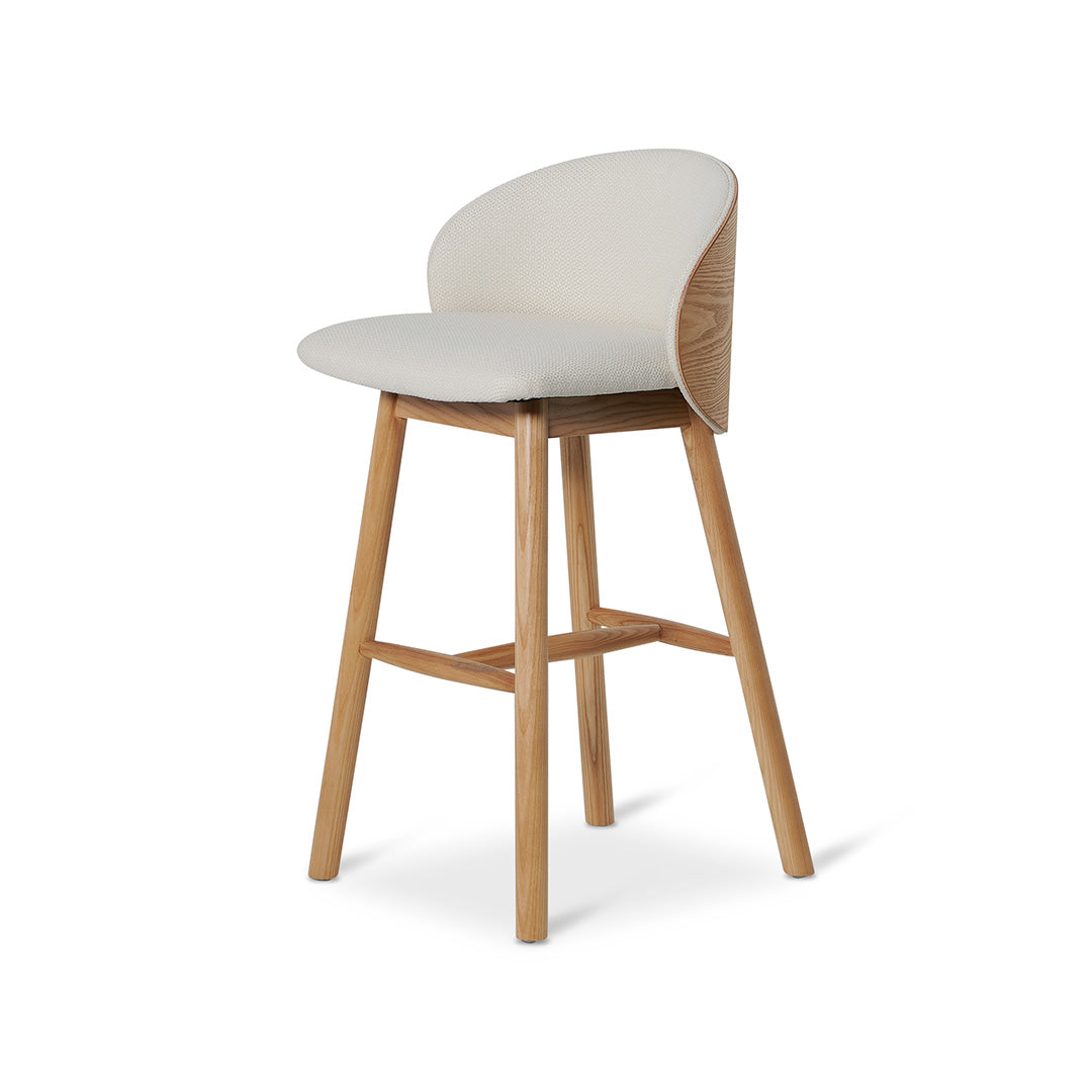 CBS8246DR 65cm Natural Bar Stool Beige Calibre Furniture