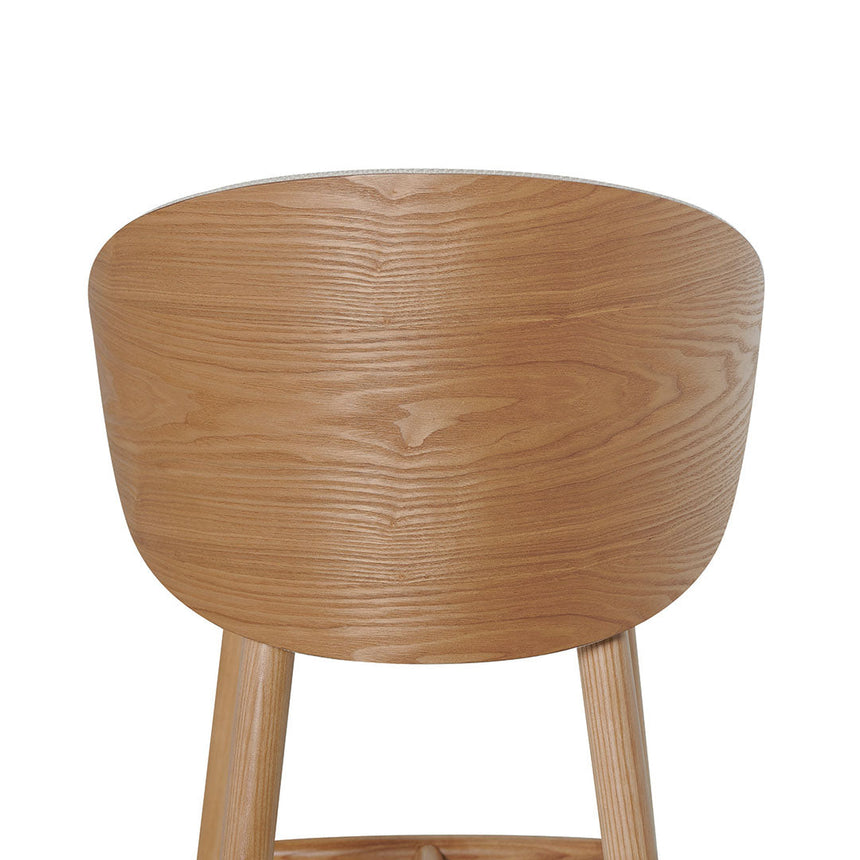 Ex Display - CBS8246-DR 65cm Natural Bar Stool - Beige