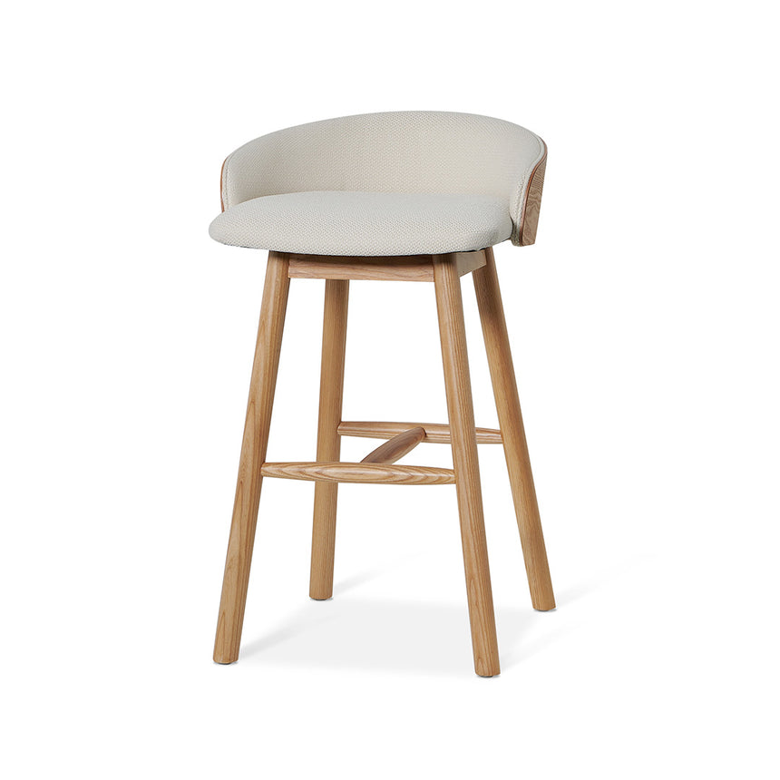 CLC10123-NI Natural Armchair - Bush Green