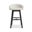 CBS8248-DR 65cm Black Bar Stool - Beige