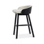 CBS8248-DR 65cm Black Bar Stool - Beige