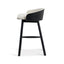 CBS8248-DR 65cm Black Bar Stool - Beige